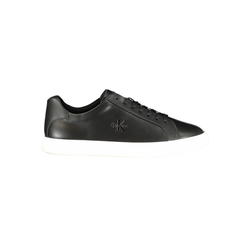Calvin Klein Athletic Sneaker — Black Polyurethane
