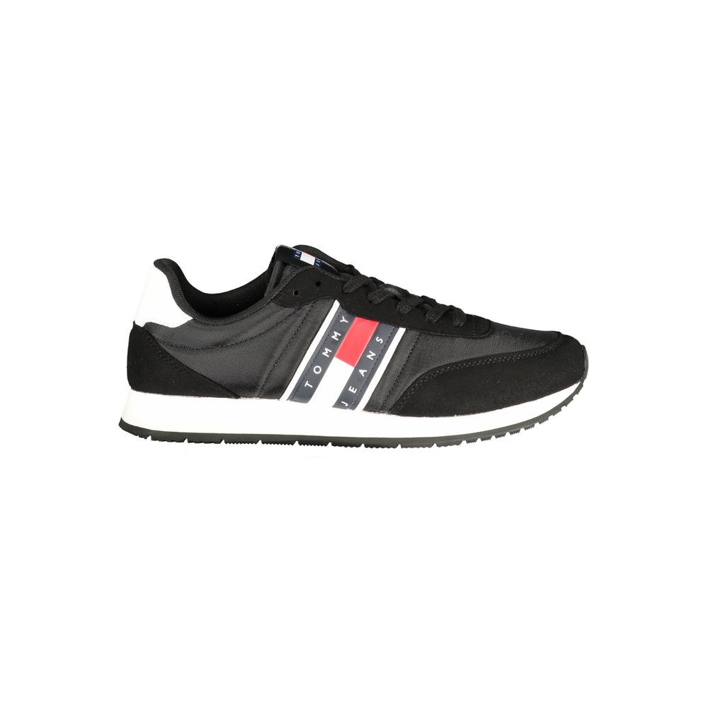Tommy Hilfiger Athletic Sneaker — Black Polyurethane