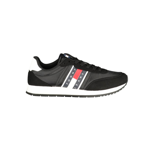 Tommy Hilfiger Athletic Sneaker — Black Polyurethane