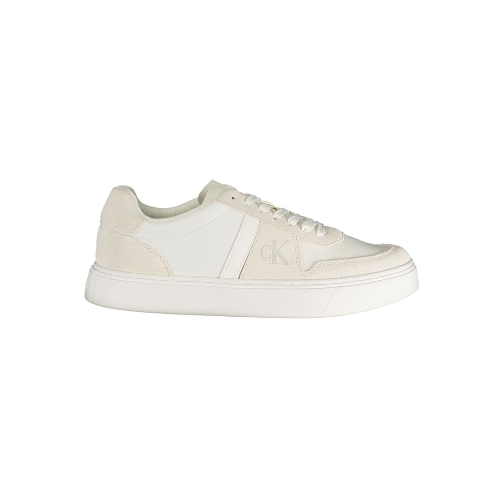 Calvin Klein Athletic Sneaker — White Polyester