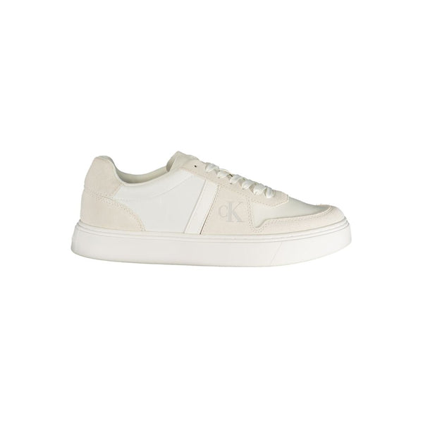 Calvin Klein Athletic Sneaker — White Polyester