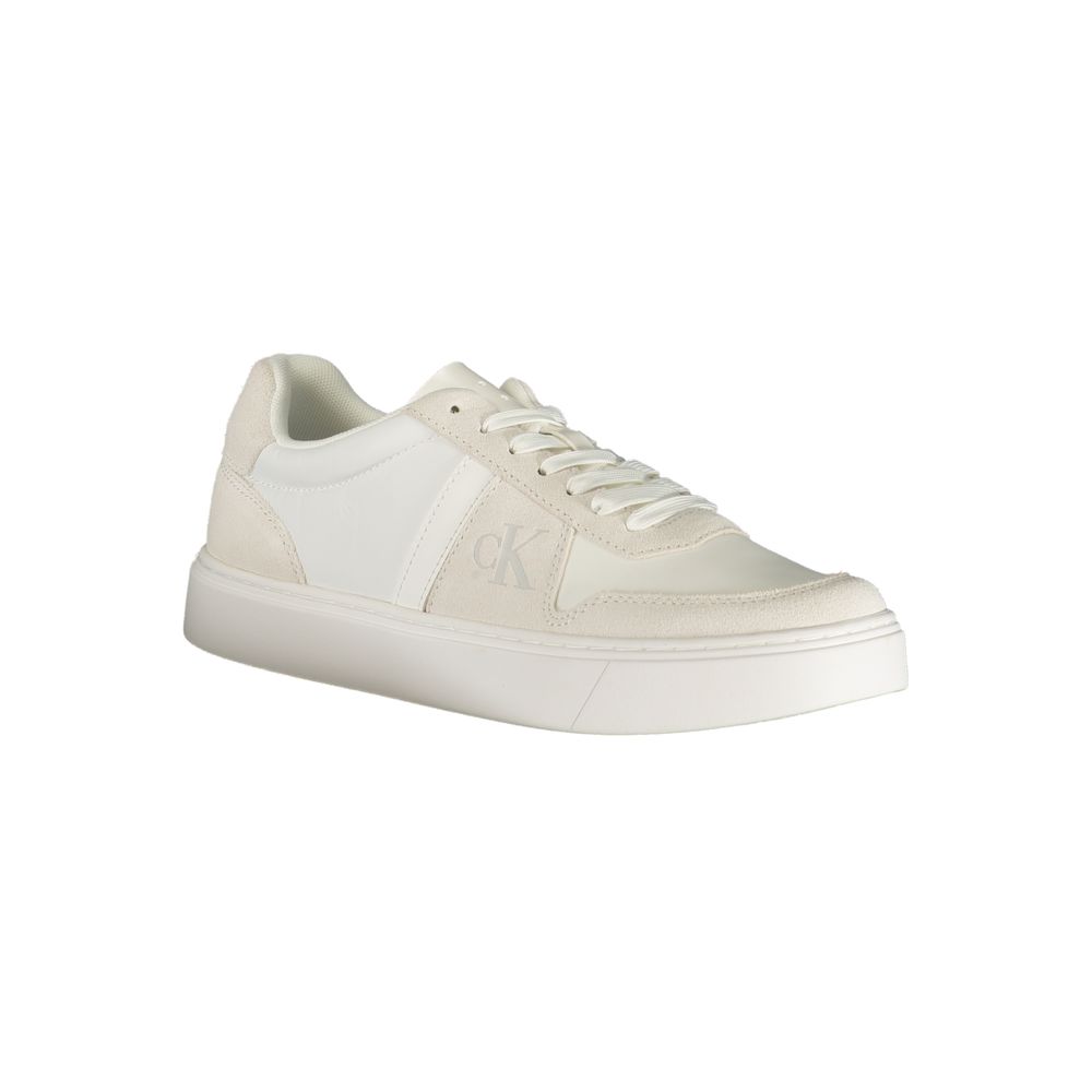 Calvin Klein Athletic Sneaker — White Polyester