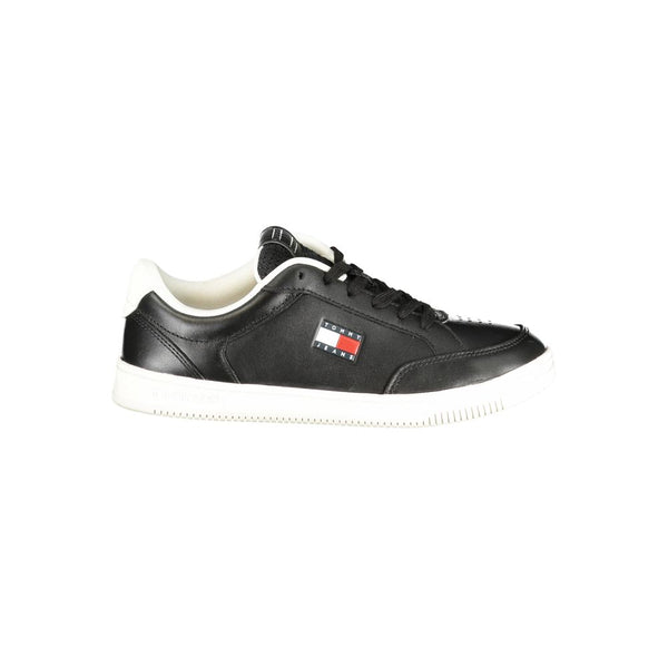 Tommy Hilfiger Athletic Sneaker — Black Polyurethane