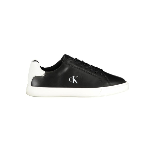 Calvin Klein Athletic Sneaker — Black Polyurethane
