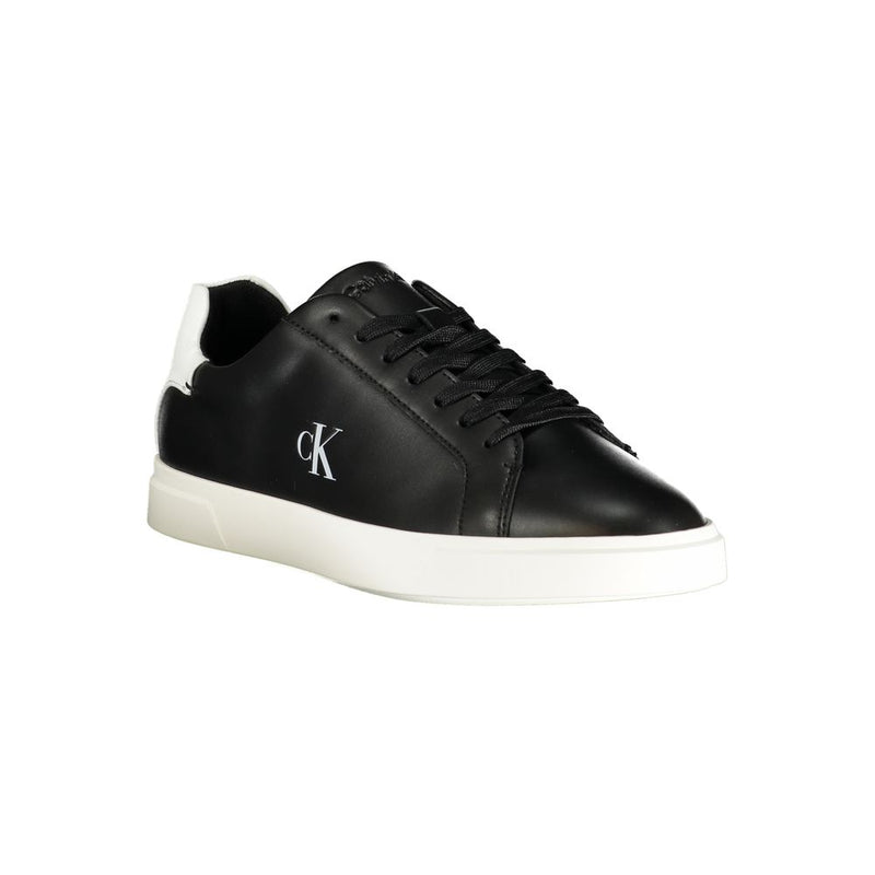 Calvin Klein Athletic Sneaker — Black Polyurethane