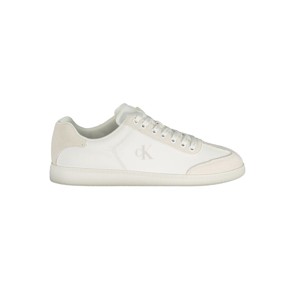 Calvin Klein Athletic Sneaker — White Polyester