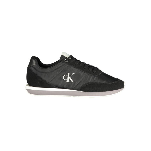 Calvin Klein Athletic Sneaker — Black Polyester