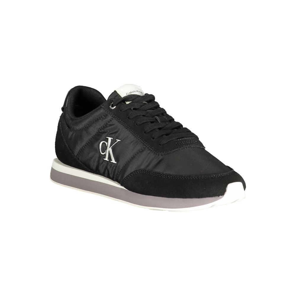 Calvin Klein Athletic Sneaker — Black Polyester