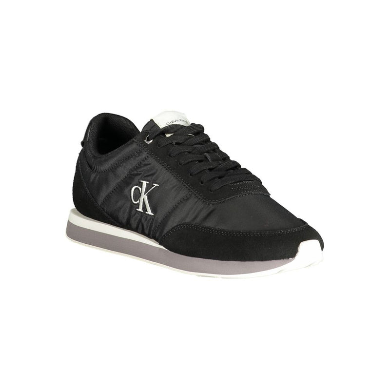Calvin Klein Athletic Sneaker — Black Polyester