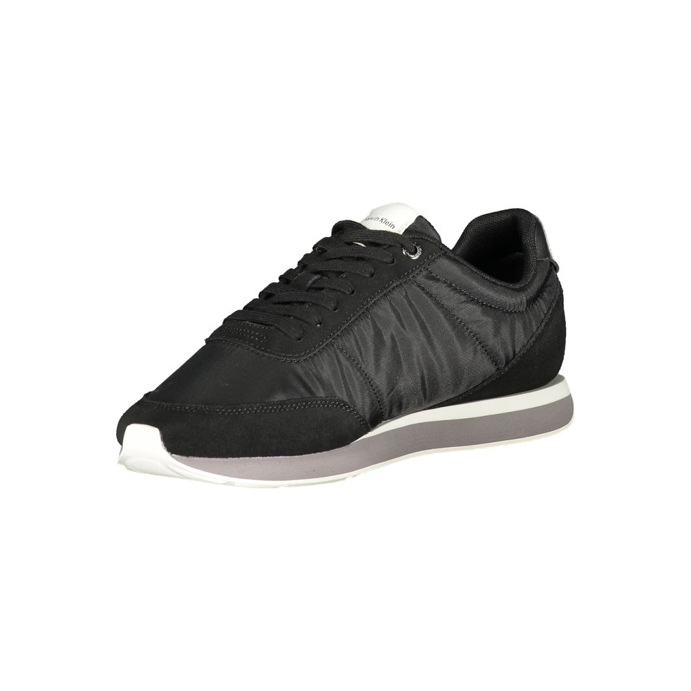Calvin Klein Athletic Sneaker — Black Polyester
