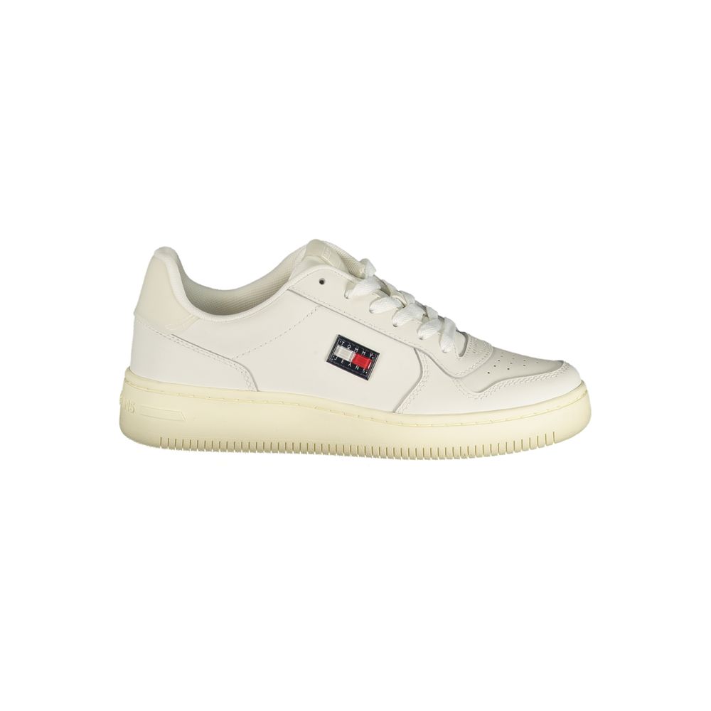 Tommy Hilfiger Athletic Sneaker — White Polyurethane