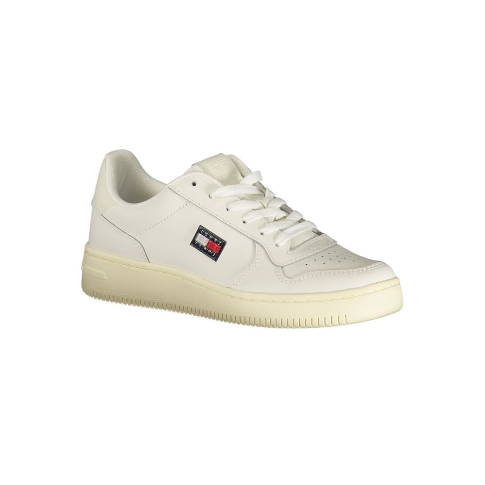 Tommy Hilfiger Athletic Sneaker — White Polyurethane