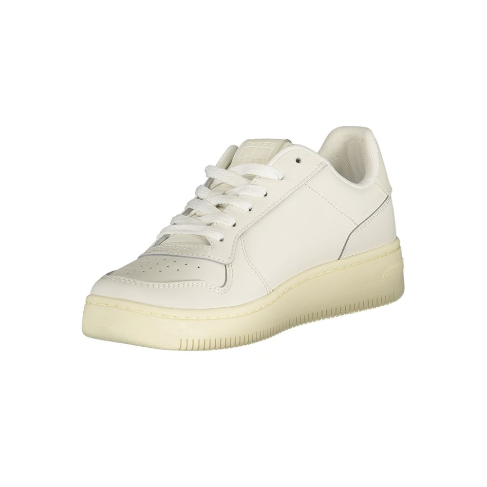 Tommy Hilfiger Athletic Sneaker — White Polyurethane