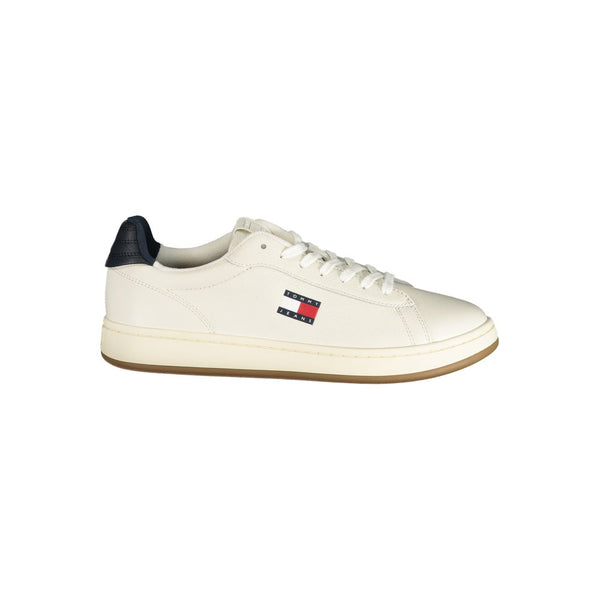 Tommy Hilfiger Athletic Sneaker — White Polyurethane