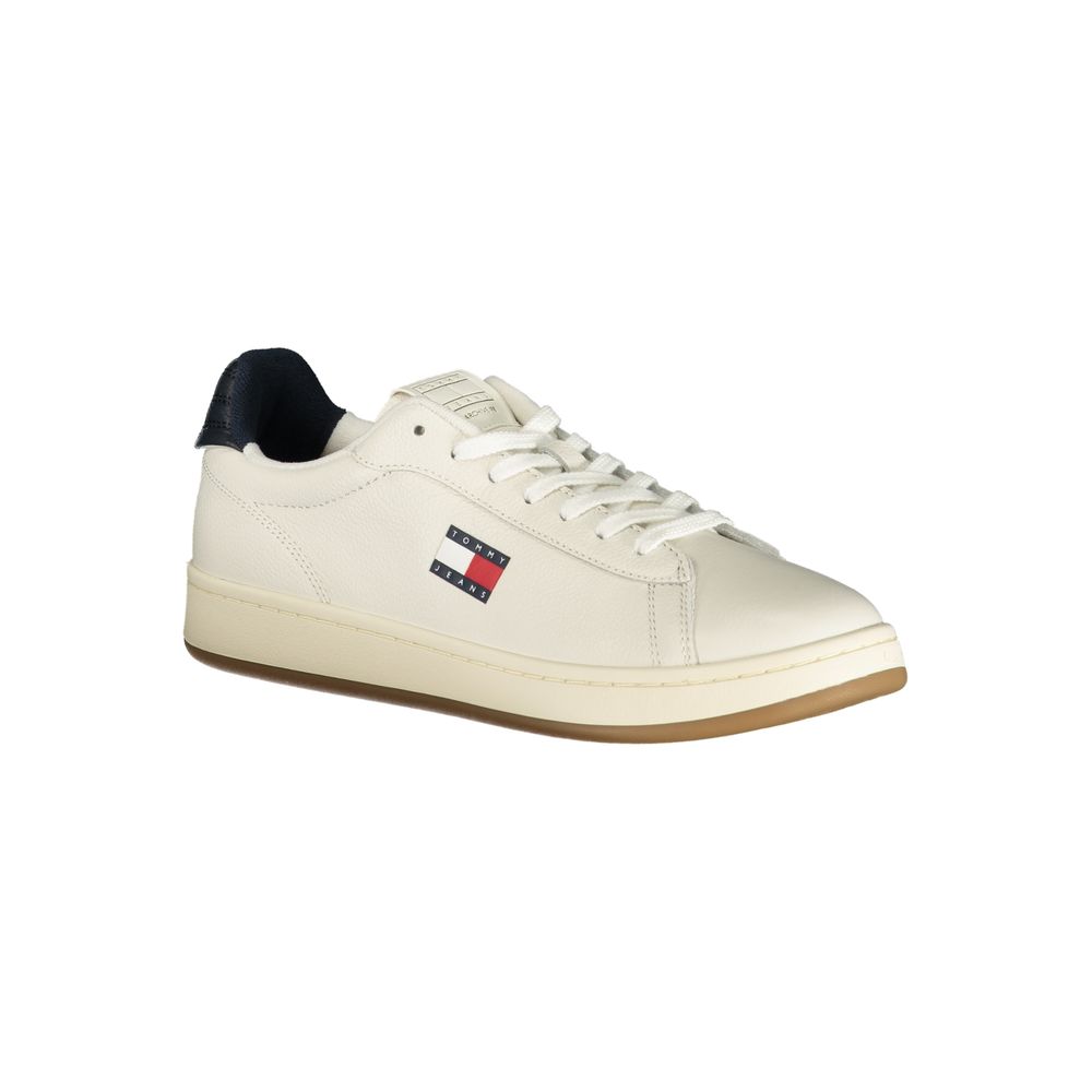 Tommy Hilfiger Athletic Sneaker — White Polyurethane