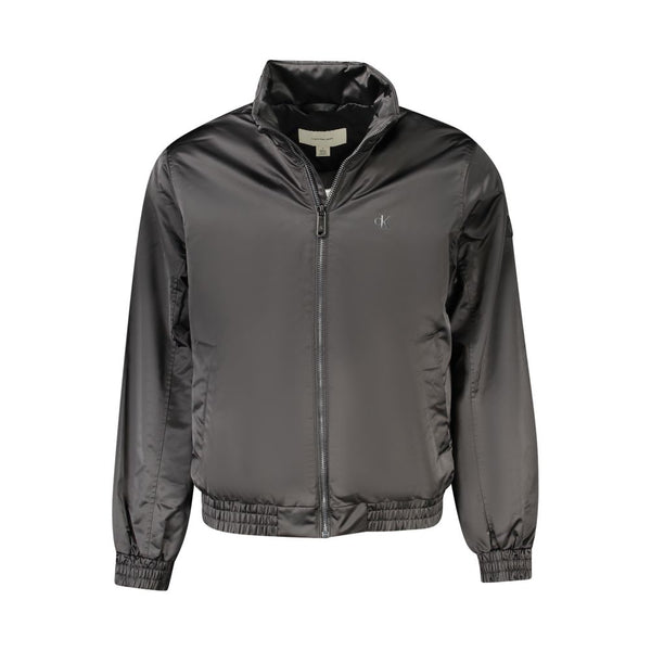 Calvin Klein Bomber Jacket — Black Polyester