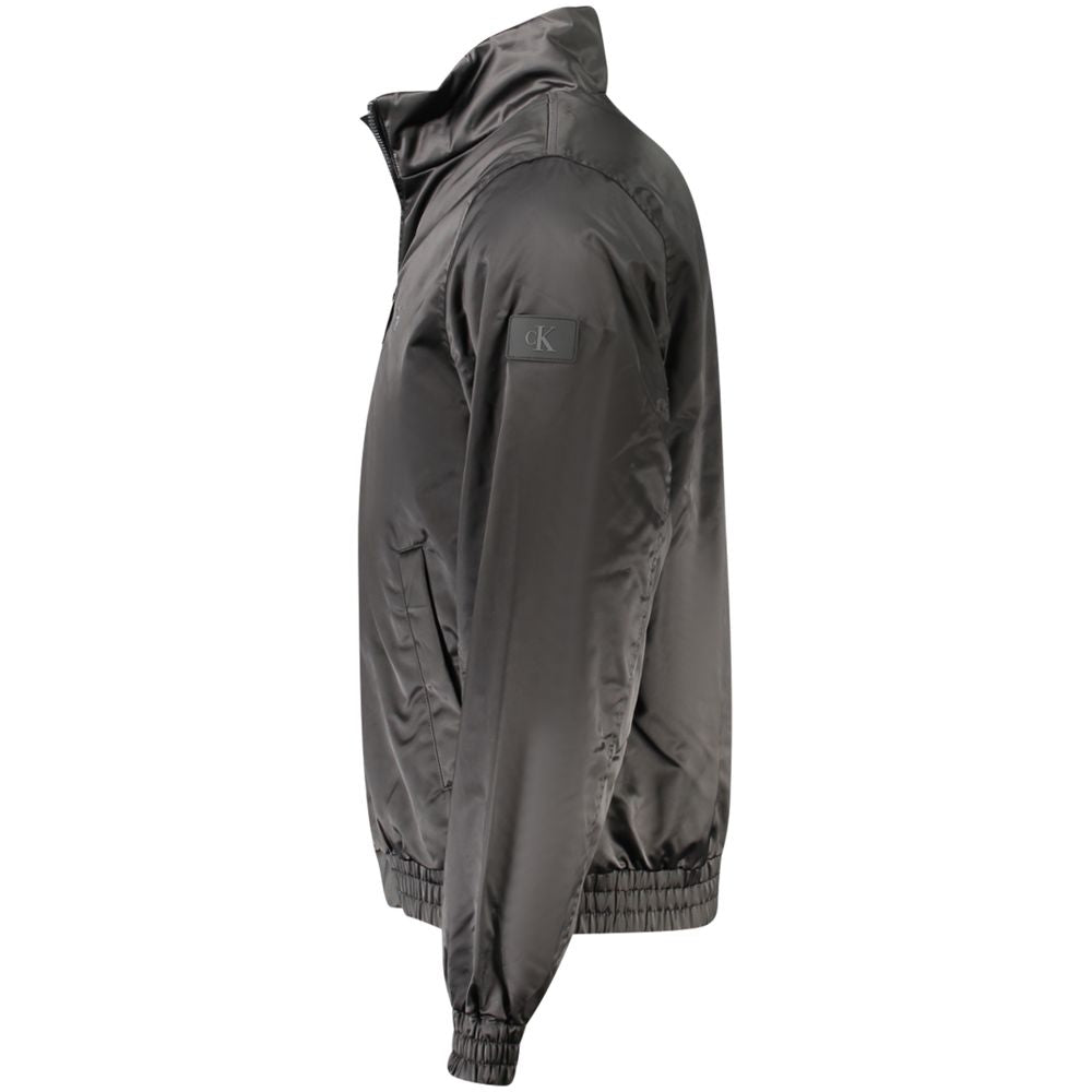 Calvin Klein Bomber Jacket — Black Polyester