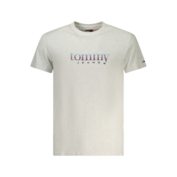 Tommy Hilfiger T-Shirt — Gray Cotton