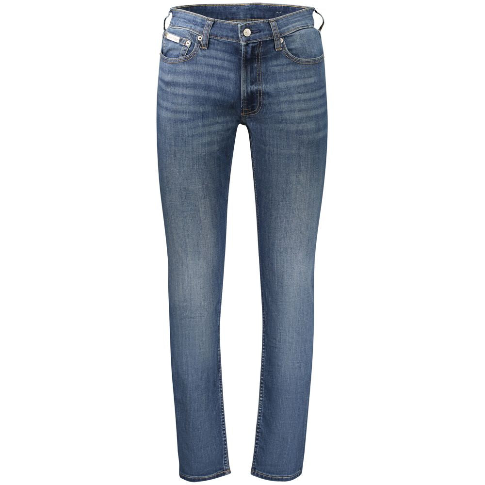 Calvin Klein Slim-Fit Jeans — Blue Cotton