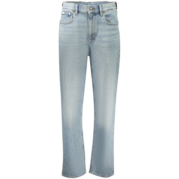 Calvin Klein Relaxed-Fit Jeans — Blue Cotton
