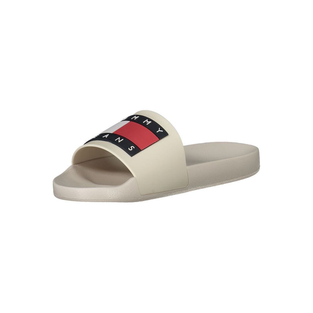 Tommy Hilfiger Slipper — Beige Polyurethane