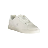 Calvin Klein Low-Top Sneaker — White Polyurethane