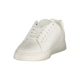 Calvin Klein Low-Top Sneaker — White Polyurethane