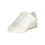 Calvin Klein Low-Top Sneaker — White Polyurethane
