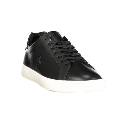 Calvin Klein Athletic Sneaker — Black Polyurethane