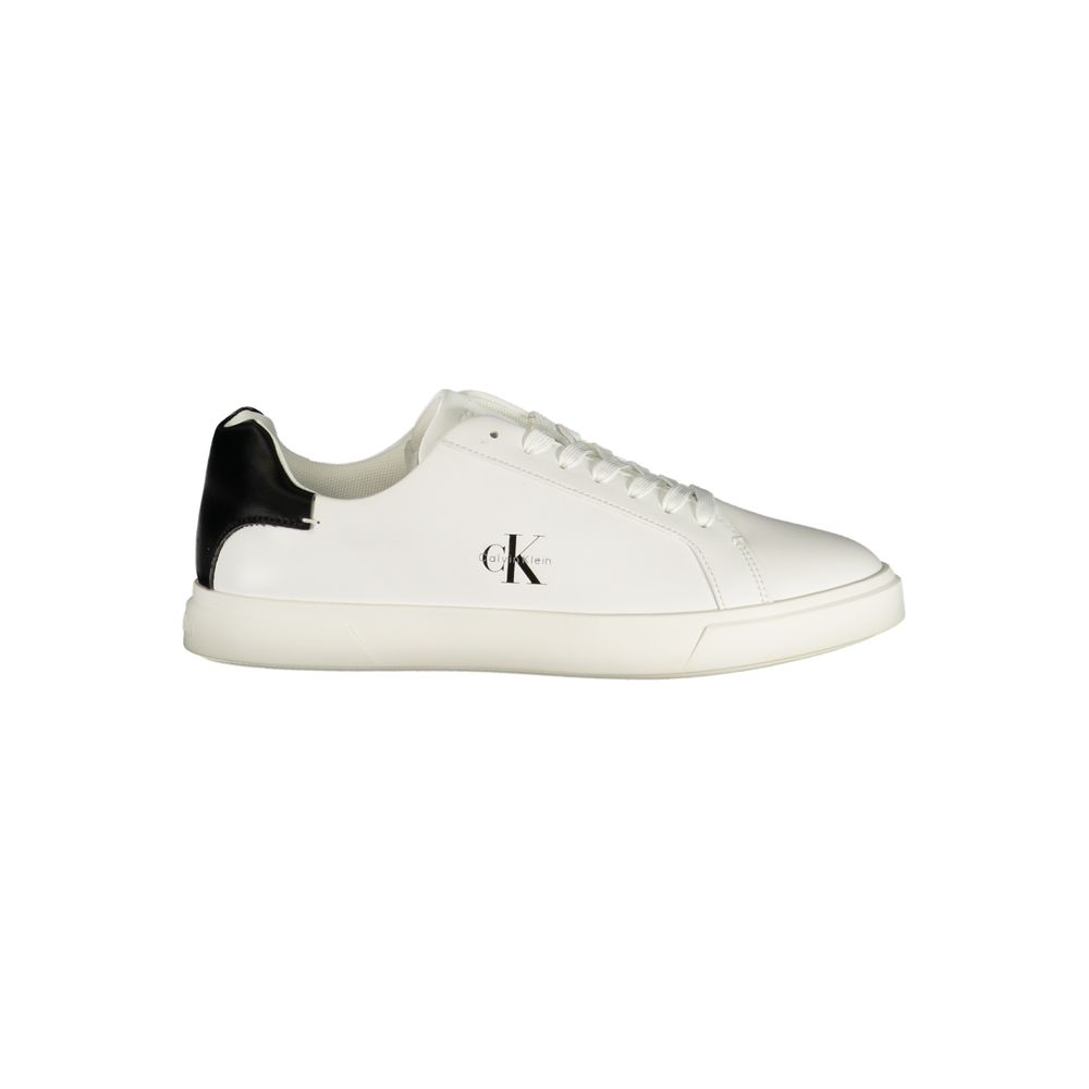 Calvin Klein Athletic Sneaker — White Polyurethane