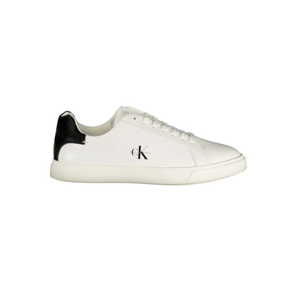 Calvin Klein Athletic Sneaker — White Polyurethane