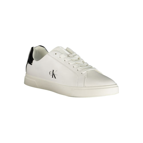 Calvin Klein Athletic Sneaker — White Polyurethane