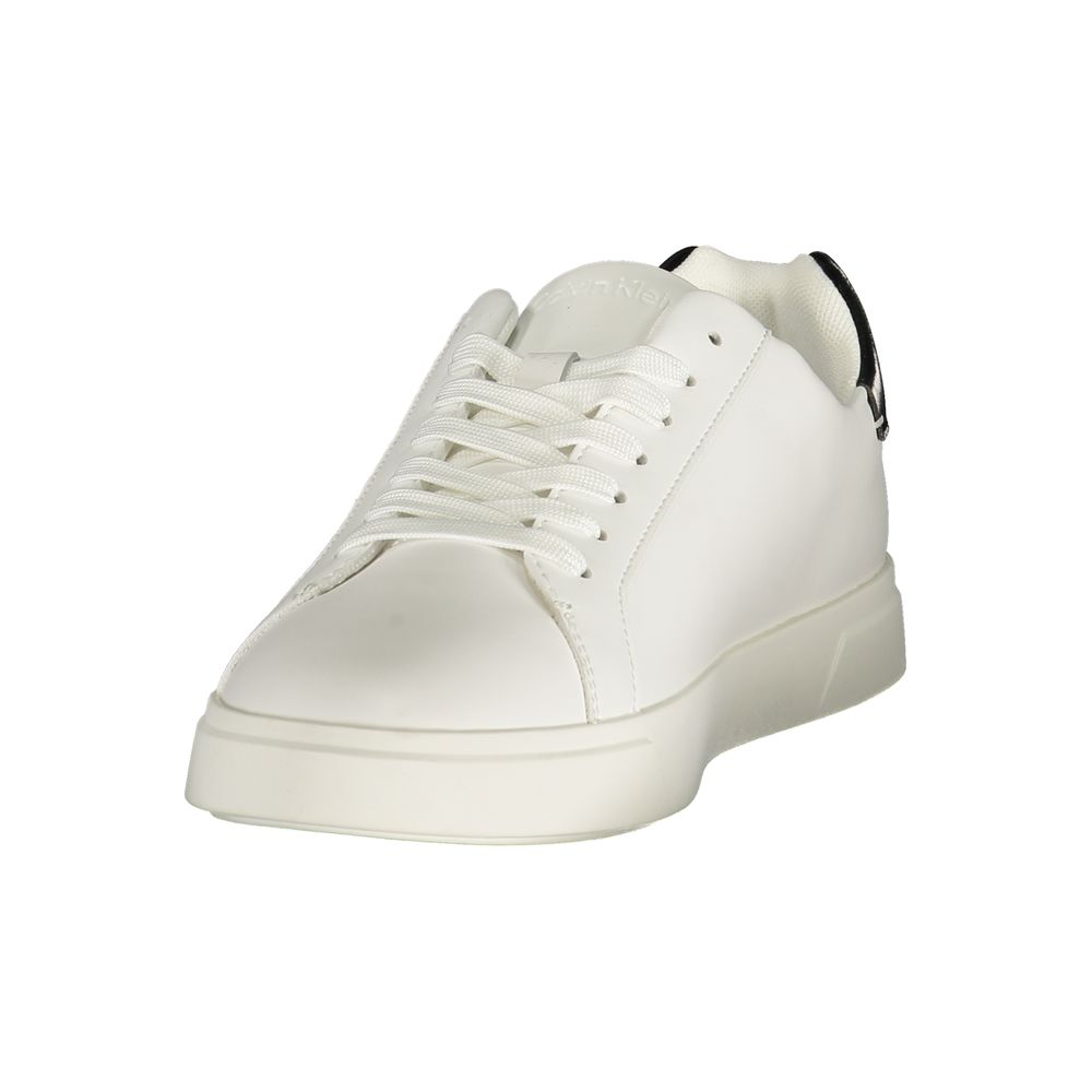 Calvin Klein Athletic Sneaker — White Polyurethane