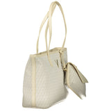 Mario Valentino Bag — Beige Polyurethane