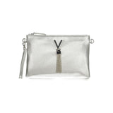 Mario Valentino Bag — Silver Polyurethane