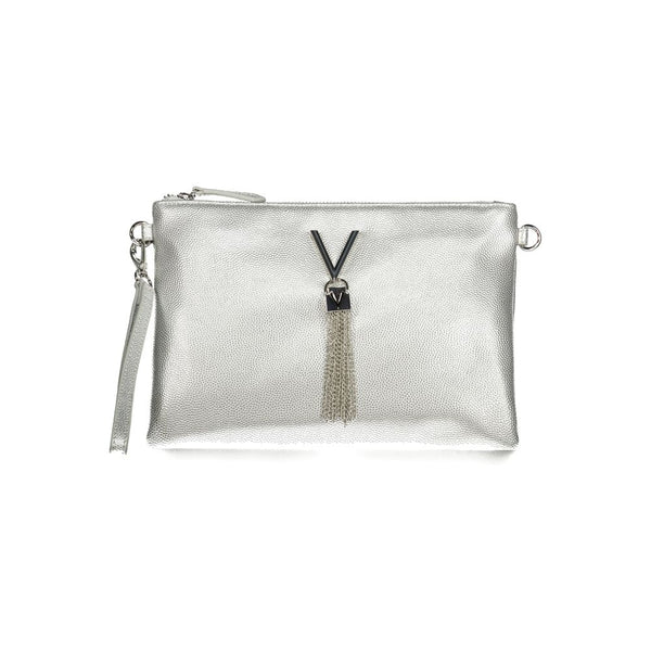 Mario Valentino Bag — Silver Polyurethane