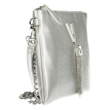 Mario Valentino Bag — Silver Polyurethane