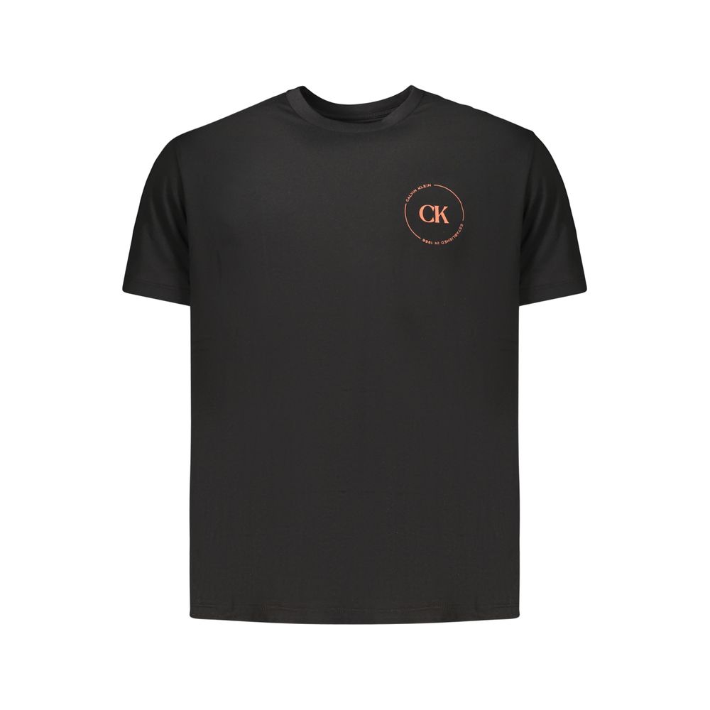 Calvin Klein Crew Neck T-Shirt — Black Cotton