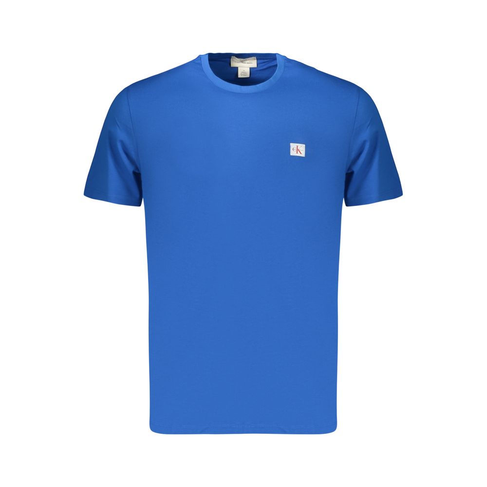 Calvin Klein Crew Neck T-Shirt — Blue Cotton