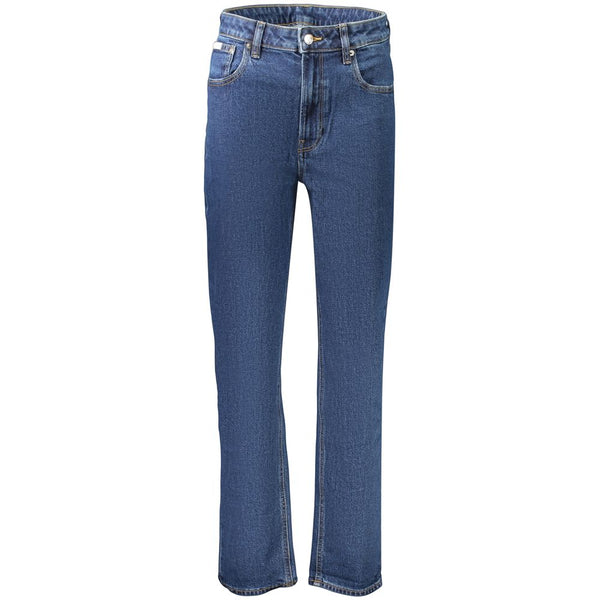 Calvin Klein Mom Jeans — Blue Cotton