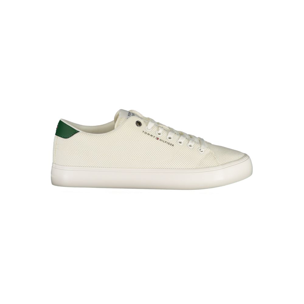 Tommy Hilfiger Athletic Sneaker — White Polyester