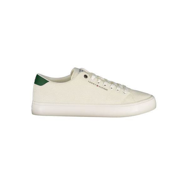 Tommy Hilfiger Athletic Sneaker — White Polyester