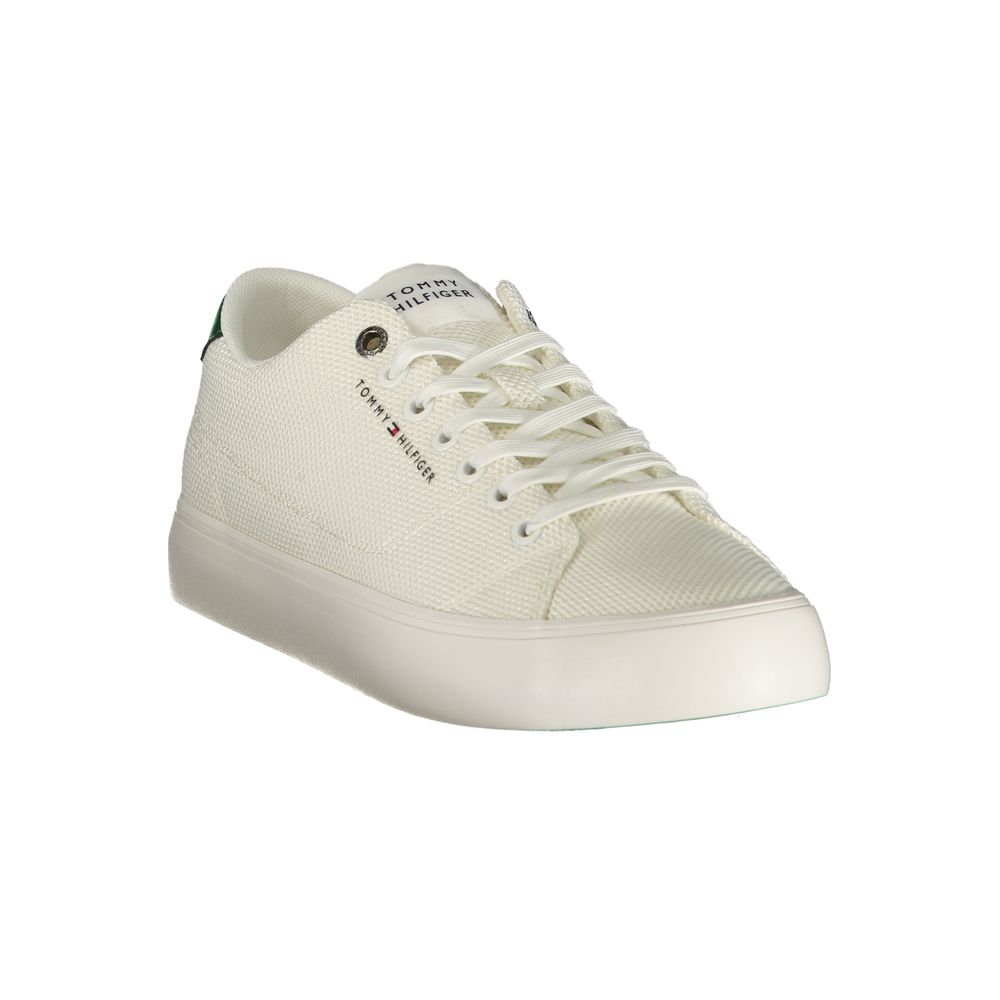 Tommy Hilfiger Athletic Sneaker — White Polyester