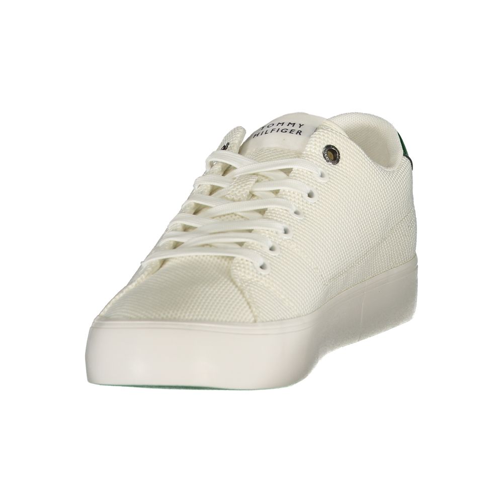 Tommy Hilfiger Athletic Sneaker — White Polyester