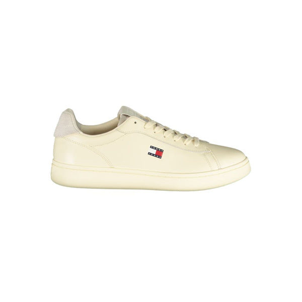 Tommy Hilfiger Athletic Sneaker — Beige Polyurethane