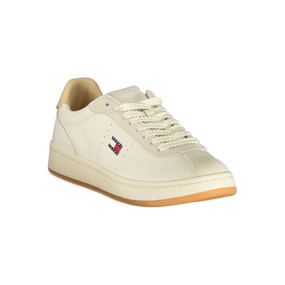 Tommy Hilfiger Athletic Sneaker — Beige Polyurethane