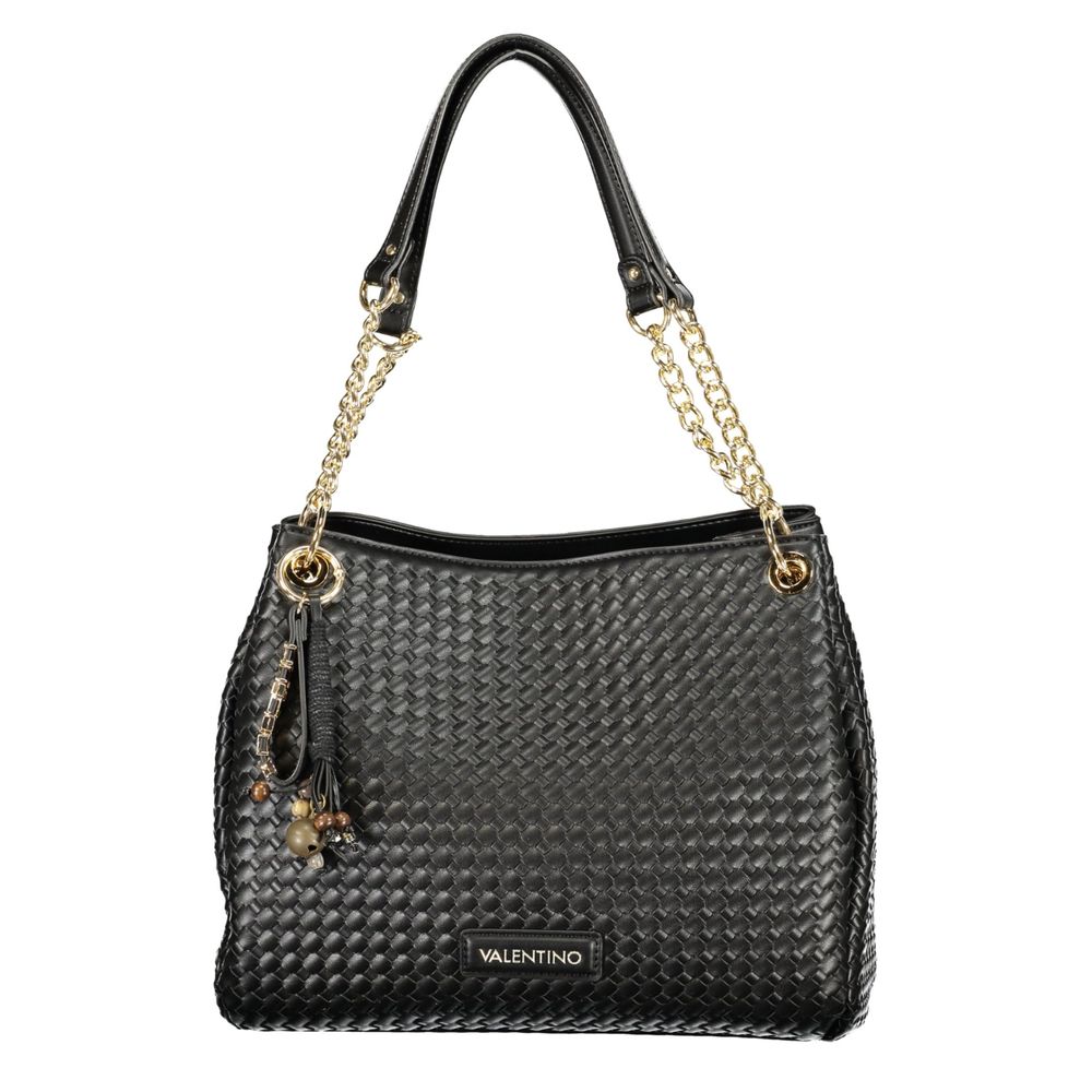 Mario Valentino Bag — Black Polyurethane Blend
