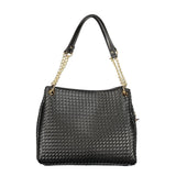 Mario Valentino Bag — Black Polyurethane Blend