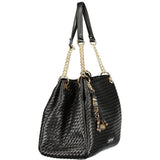 Mario Valentino Bag — Black Polyurethane Blend