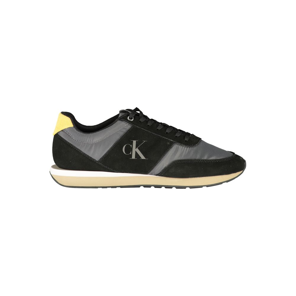 Calvin Klein Athletic Sneaker — Black Polyester